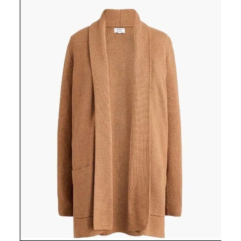 J. Crew Carmel Chelsea Knit Open Cardigan